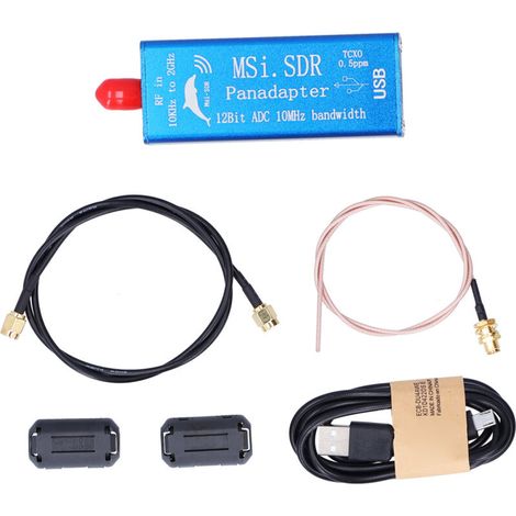 Récepteur SDR logiciel haut débit Radio MSI.SDR Kit d'antenne de Test TCXO 0,5 ppm 10 kHz-2 GHz (1/5)