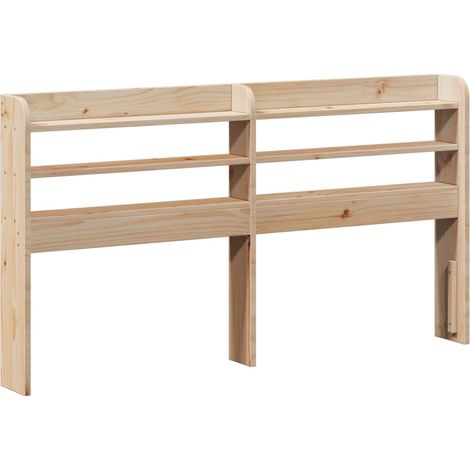 Maison Exclusive - Testiera con Ripiani 150 cm in Legno Massello di Pino