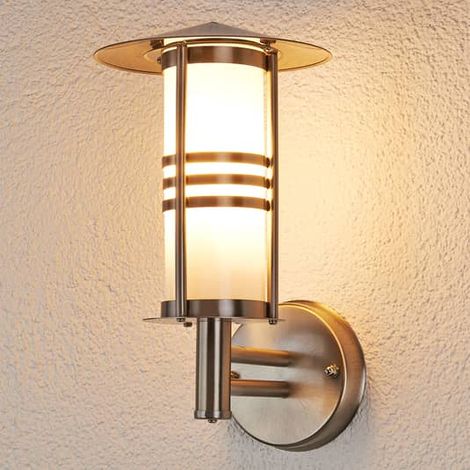 [NEUWERTIG] B-Ware Lindby Edelstahl Außenwandleuchte Lampe Leuchte Gartenlampe Gartenleuchte Erina