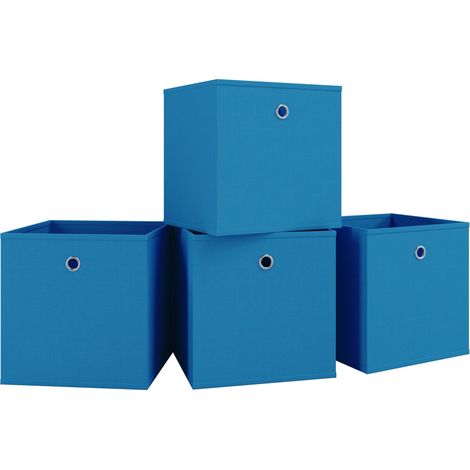 Juego de 4 cajas plegables caja plegable Cajas 28x27x27 - VCM (1/3)