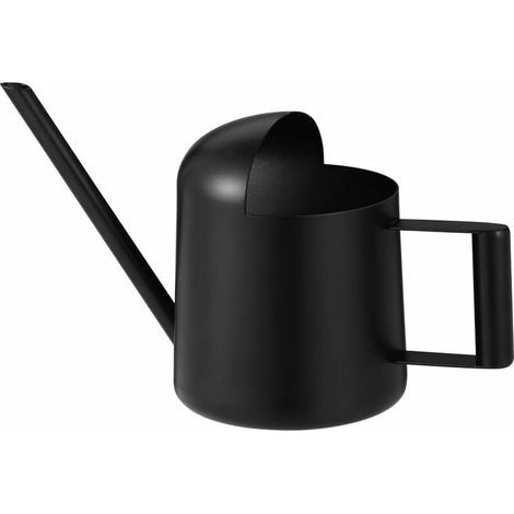 Arrosoir à bonsaï 300 ml, acier inoxydable, vaporisateur à long bec, mini arrosoir pour bonsaï d'intérieur (noir) (1/5)