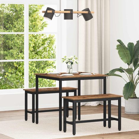 Dining Tables 80 x 80 x 75 cm Engineered Wood Oak Wood Square vidaXL (1/5)