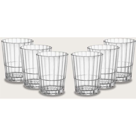 Set 6 Bicchieri da Tavola Oxford Dof Impilabili 37,4 cl Rocco Bormioli