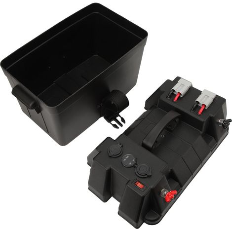 Boîte à batterie portable 5V 1A 2.1A USB, allume-cigare 12V 20A pour batterie camping-car et caravane (1/5)