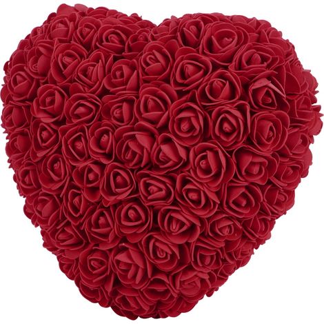 Rose artificielle en forme de cœur, fleur de simulation originale pour la Saint-Valentin ou un anniversaire (1/5)