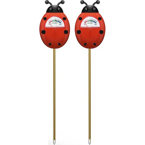 2-teiliges Bodenfeuchtigkeitsmessgerät, Gartenwerkzeug-Set für die Pflanzenpflege, Wassermonitor für Garten, Bauernhof, Rasen, Innen- und Außenbereich, keine Batterien erforderlich