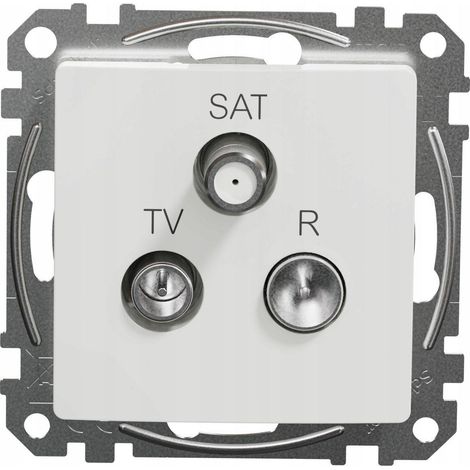 Gniazdo Schneider Electric Sedna Design 3 salidas IP20 (1/3)