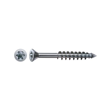 Tornillo SPAX MDF WIROX Torx - Ø4 x 45 mm - Cabeza avellanada - Rosca parcial Caja de 200 - 0441010400453