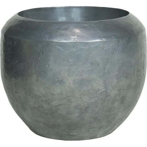Bac en composites Airon Ext. Chaudron D 50 x H 40 cm Argent - dimhaut: H 40 cm - couleur: Argent