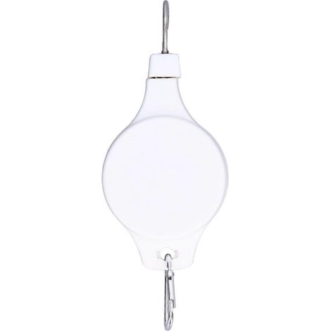 Support rétractable pour plantes en ABS, nylon et acier inoxydable, panier à fleurs suspendu réglable pour cages à oiseaux