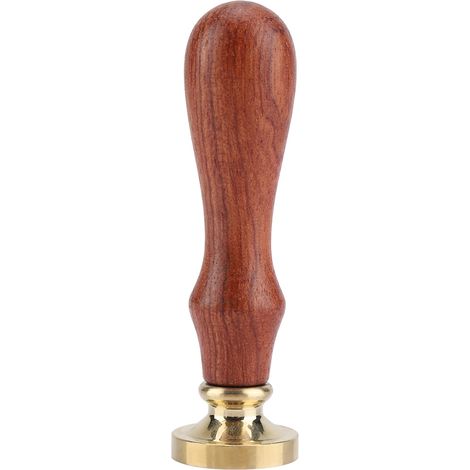 Bâton de cire à cacheter rétro en bois, 1 pièce, sceau classique pour faire-part de mariage (203) (1/5)
