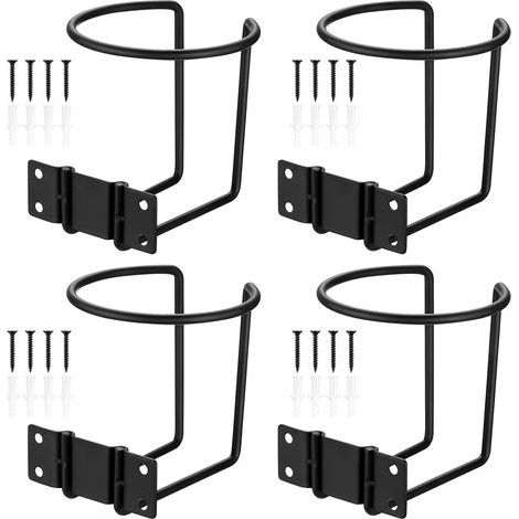 4 Pcs Porte-gobelets Muraux pour Bateau, Porte Gobelet Voiture Universels en Métal, Porte-gobelets de Voiture pour Bateau, Yacht, Camion, Camping-Car, Remorque, Fourgon, Caravane, avec Vis (1/4)