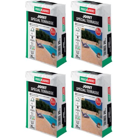 Lot von 4 Säcken von speziellen Terrassenfugen PAREXLANKO - Beige - 100kg