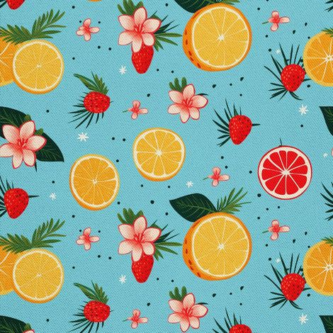 Tela decorativa para exteriores Oxford - Motivo frutal  DX6425 (1/5)