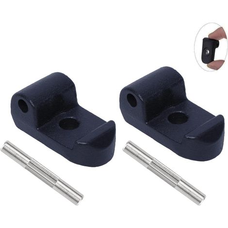 Deux supports de crochet pliables avec boucles métalliques, compatibles avec la trottinette électrique Xiaomi M365.