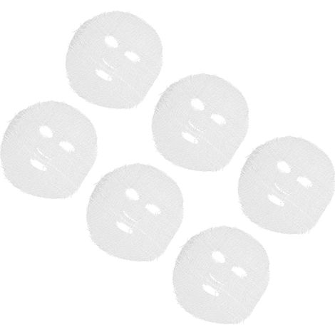 100 masques faciaux prédécoupés en gaze, à forte absorption d'eau, jetables, pour salon de beauté. (1/5)
