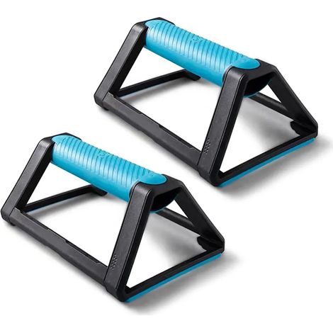 Poignée de pompes en 2 parties, ergonomique et antidérapante, pour la musculation en salle de sport ou à domicile, pour la planche triangulaire. (1/5)