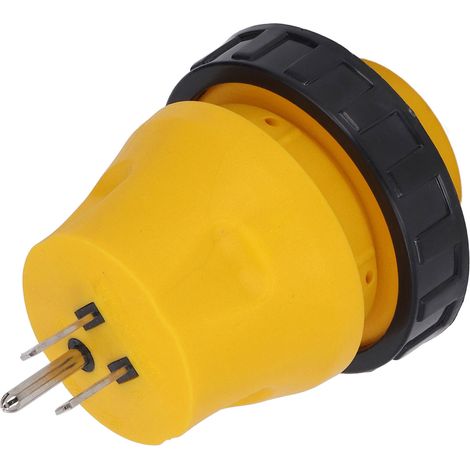 Drehadapter 15A Stecker auf 30A Buchse 3-poliger Wohnmobil-Konverter US-Stecker 125V (1/5)