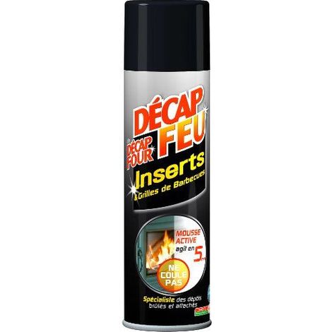 Décapant - DECAP'FOUR - Décap Feu - 500 ml - Pour insert de cheminée - Grille de barbecue