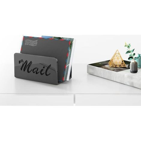 Acrilico Mail Sorter, Base Antiscivolo per Casa, Scuola, Ufficio (1/5)