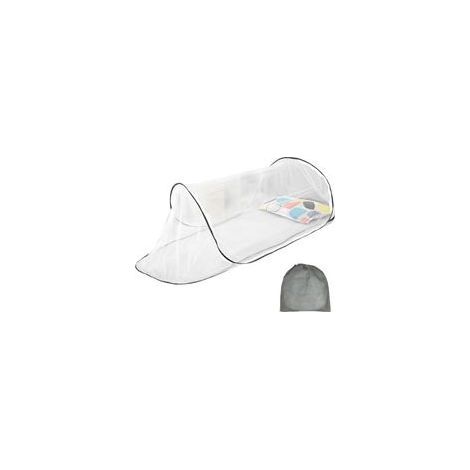 Moustiquaire pliable pour lit, moustiquaire de voyage portable et pliable, idéale pour les lits simples, facile à installer, tente de voyage pliable, tente de camping pour chambre, camping en plein ai (1/4)