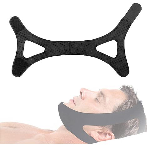 jugulaire Anti-ronflement Rglable, Black Sangle Anti-ronflement, Pour Homme, Femme, Homme G, Enfant Efficace Sur Le Plan Professionnel Aide Rduir (1/5)