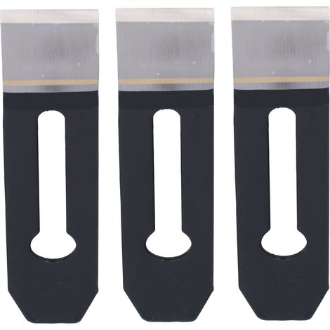 Set di 3 lame per pialla da 38 mm trattate termicamente, portatili, resistenti, facili da usare, lame da taglio per la lavorazione del legno. (1/5)