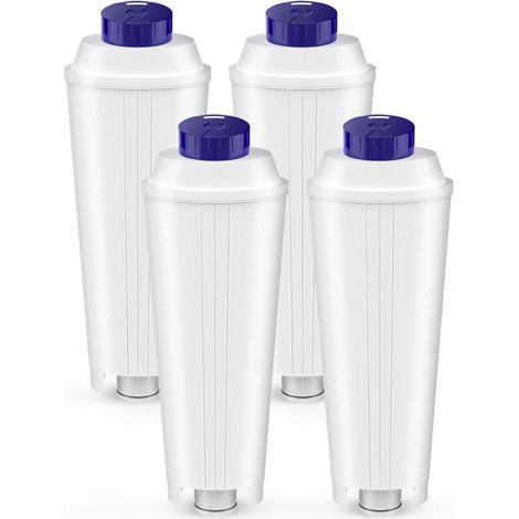 4 Pcs Filtres pour Delonghi Magnifica s,Dinamica,ECAM,ESAM,ETAM,Primadonna,BCO,EC Serie Machine à café , Cartouches de Filtre à eau pour Delonghi , pour Adoucir l'eau et Réduire le Calcaire (1/5)