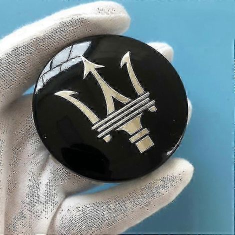 Original Maserati Ghibli Levante Radnabenabdeckung 60 mm – Schwarz, 4er-Set