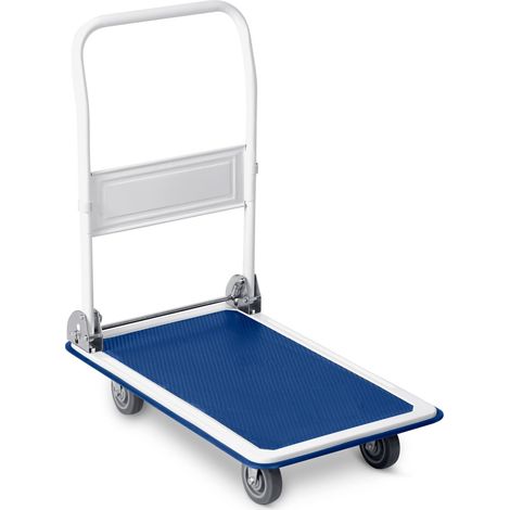 Chariot de transport manuel HM-505, blanc et bleu (1/4)