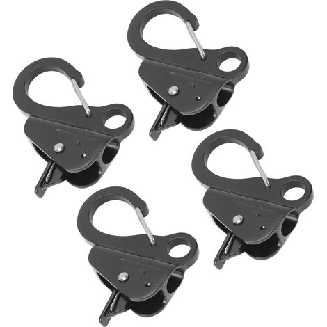 4 PCS Crochet Mousqueton Ressort pour Amarre 3/8‑5/8in Acier Inoxydable 316 Bateau RV Camion Remorque Crochet Pare-choc (1/5)