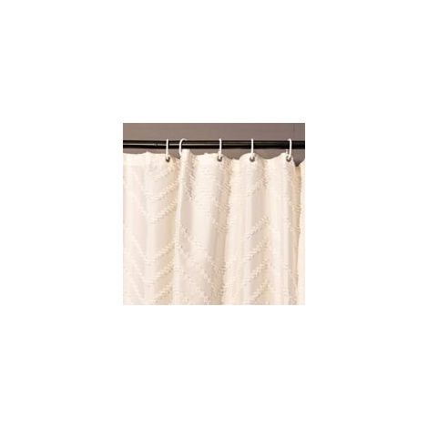 rideau de douche bohème à frange, in poliestere jacquard, 12 uncinetti inclusi, rideau de separation pour salle de bain 180200cm - Crezuo