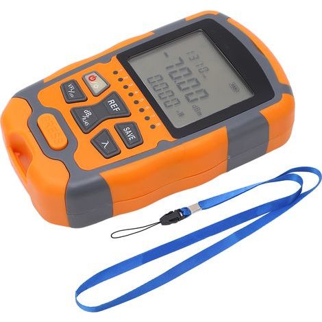 Digital display fiber optic wattmeter, optical cable tester -70 to +10 dBm for communications up to 15 MW (1/5)