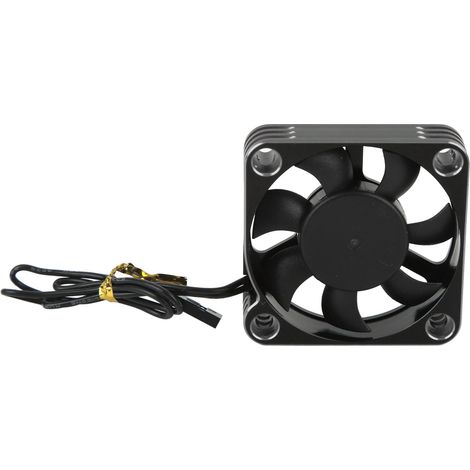 Radiateur de refroidissement pour moteur télécommandé de 50 mm, prise JST, matériau en alliage d'aluminium, convient aux moteurs à induction/non-induction télécommandés, noir et argent. (1/5)