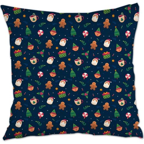Housse de coussin carréeanti-ride pour canapé lit salon chambre à coucher décoration de la saint-valentin (1/5)