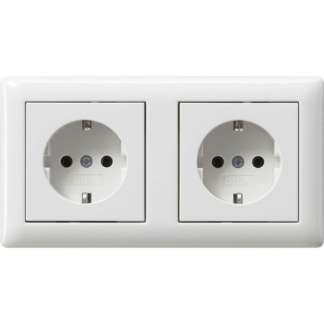 Steckdose Gira 479303 Doppel Schuko IP20