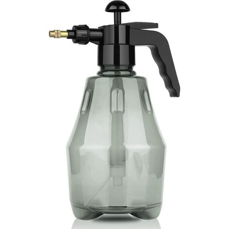 Pulverisateur de Jardin,1.5L Arrosoir Jardin,Vaporisateur Plante Vide,Vaporisateur,Brumisateur Plante Interieur Extérieur en Plastique, pour L'Arrosage des Plantes (Gris) (1/5)