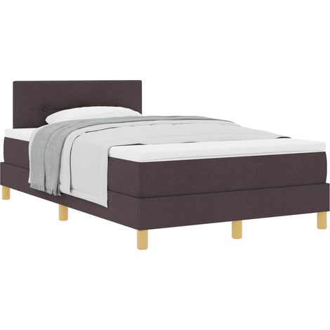 Maison Exclusive - Boxspringbett mit Kissen Dunkelbraun 120 x 200