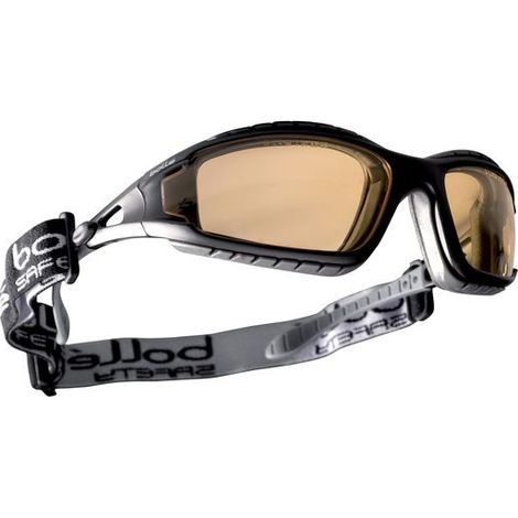 Bolle Safety TRACPSJ TRACKER PLATINUM Safety Goggles Vented Yellow BOLTRACPSJ