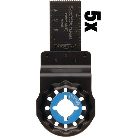 Makita - Set di lame per seghe diritte 3 cm, 5 pezzi B-64923-5 (1/2)