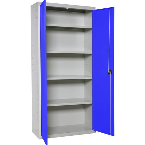 Simonrack Metall-Schrank grau-blau 1800x800x400 mm