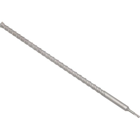 KOTARBAU® Kotarbau® Foret Beton Sds Plus 28x800mm - Meche Beton avec Pointe en Carbure Foret Béton - Foret Perforateur - Foret Hélicoïdal Pour Pierre Kvs - en Acier 40Cr - Argent (1/5)