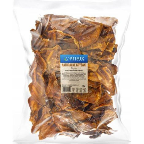 Hundeleckerli PETMEX Schweineohr 100 Stück