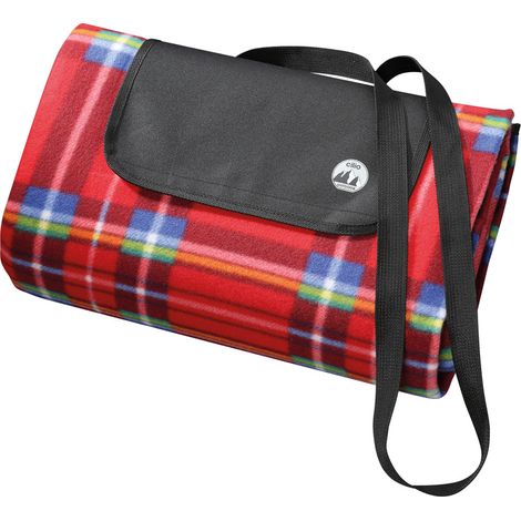 Cilio - Couverture de Pique-nique Beach 2m x 2m rouge