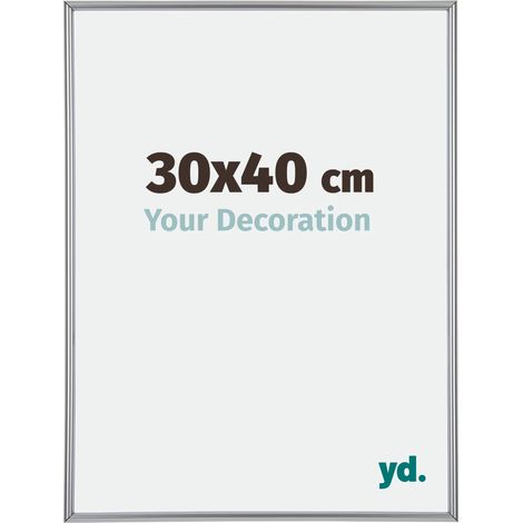 Cadre Puzzle 30x40 cm - Argent Brillant - Plastique - Annecy. (1/5)