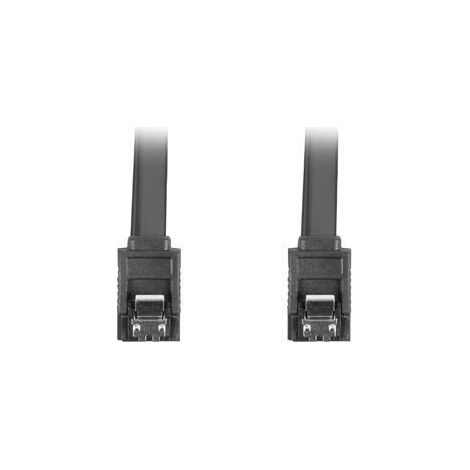 Lanberg CA-SASA-14CU-0030-BK cable de SATA 0,3 m SATA 7-pin Negro (1/3)