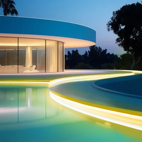 Luminaire aigostar led strip 50W solaire IP65 extérieur (1/3)