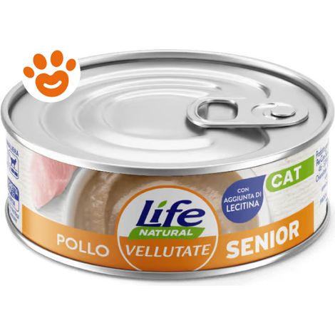 Life Cat Le Vellutate Senior Pollo - Lattina 70 Gr -