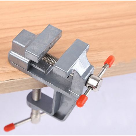 Kompakter Metall-Werkbankschraubstock, Schnellspannklemme für die Holzbearbeitung, 35 mm Öffnung, professionelles Spannwerkzeug für die Holzbearbeitung. (1/5)