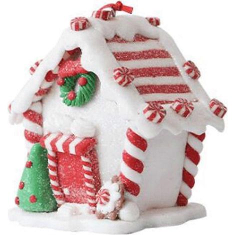 LED-Tischdekorationen, Weihnachtslandschaft, Süßigkeitenhaus, Geschenk für Freunde (1/4)